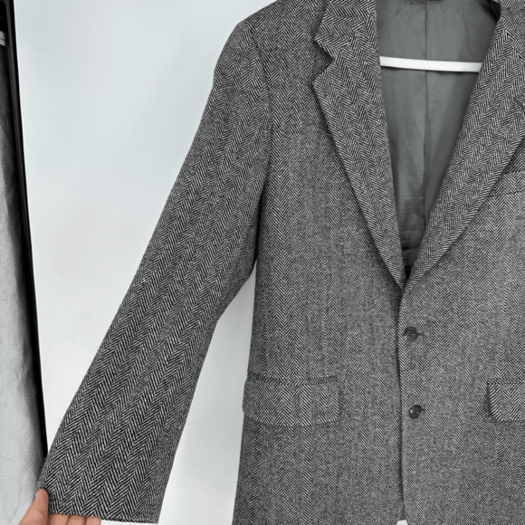 Vintage Brooks Brothers Plaid Camelhair Sport Coat Size 43L Made in USA - Picture 4 of 12